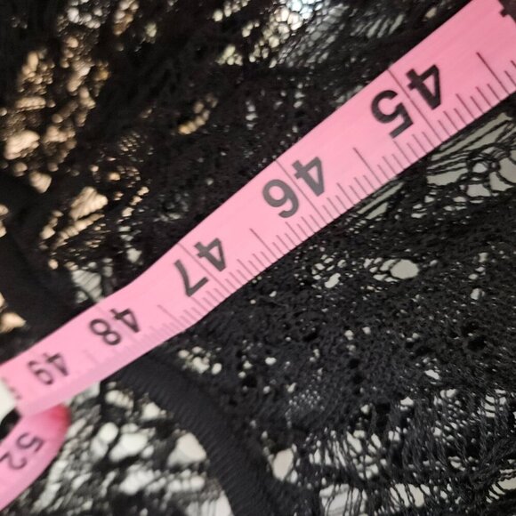 Eileen Fisher Black Crochet Lace Sleeveless Midi Dress Large Romantic Coqette - Picture 14 of 14